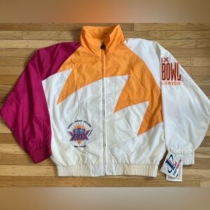 NWT Deadstock vintage 1995 Super Bowl windbreaker